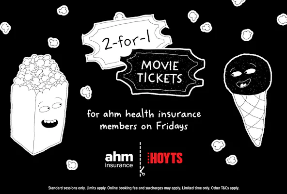 Official image for HOYTS x ahm 2-for-1 Date Night