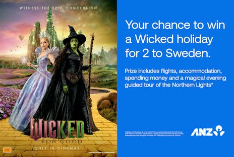 ANZ - Wicked For Good Competition
