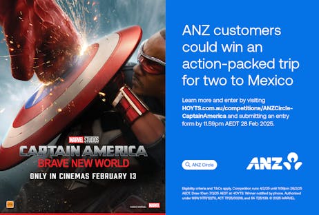 ANZ Captain America: Brave New World Competition