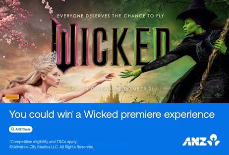 Your chance to win a Wicked premiere experience