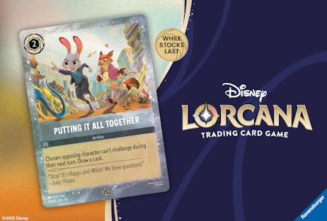 Receive a Collectable Disney Zootopia 2 Lorcana Card